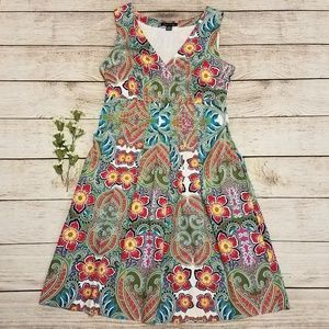 Tommy Hilfiger Pleated Floral Dress Pockets 2 A20